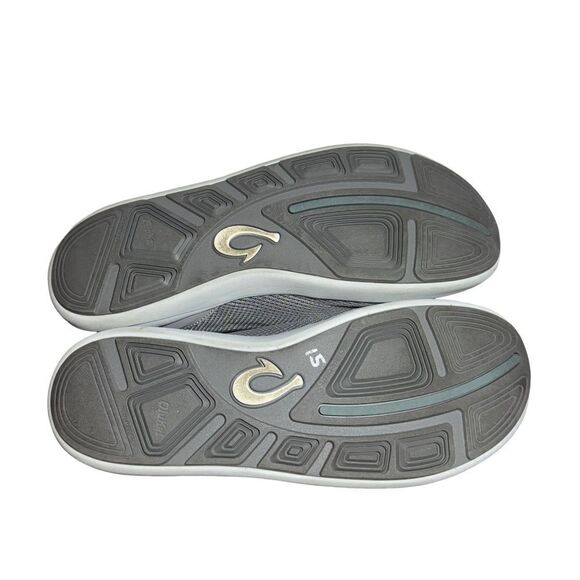 Men’s olukai slip on athletic sneakers size 13 gray main image 5